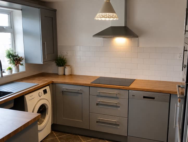 Fitted kitchen, bedroom and media wall project