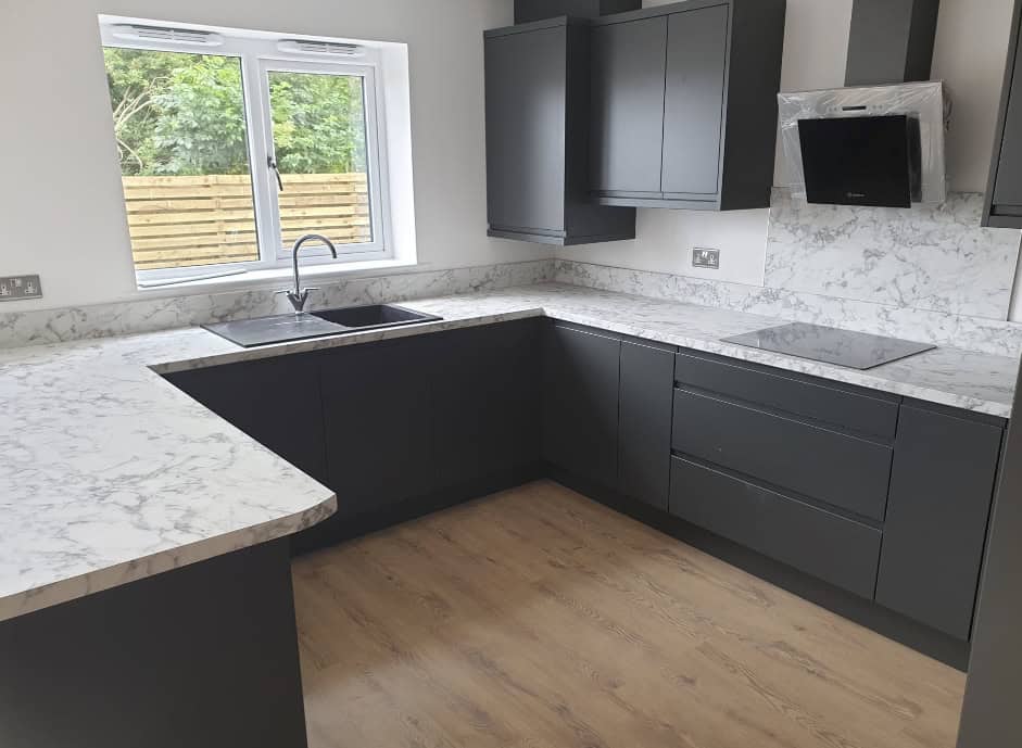 Fitted kitchen, bedroom and media wall project