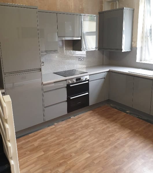 Fitted kitchen, bedroom and media wall project