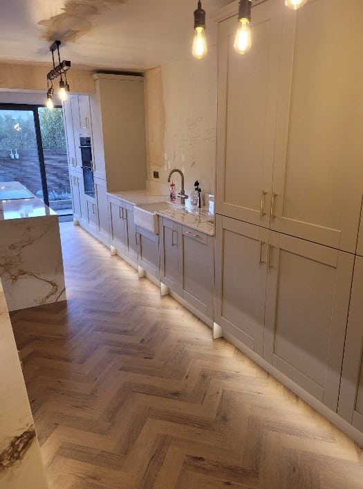 Fitted kitchen, bedroom and media wall project