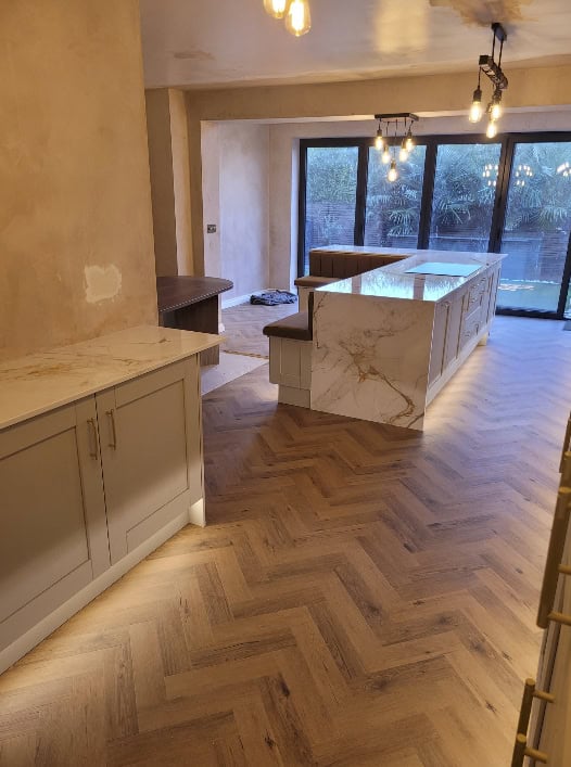 Fitted kitchen, bedroom and media wall project